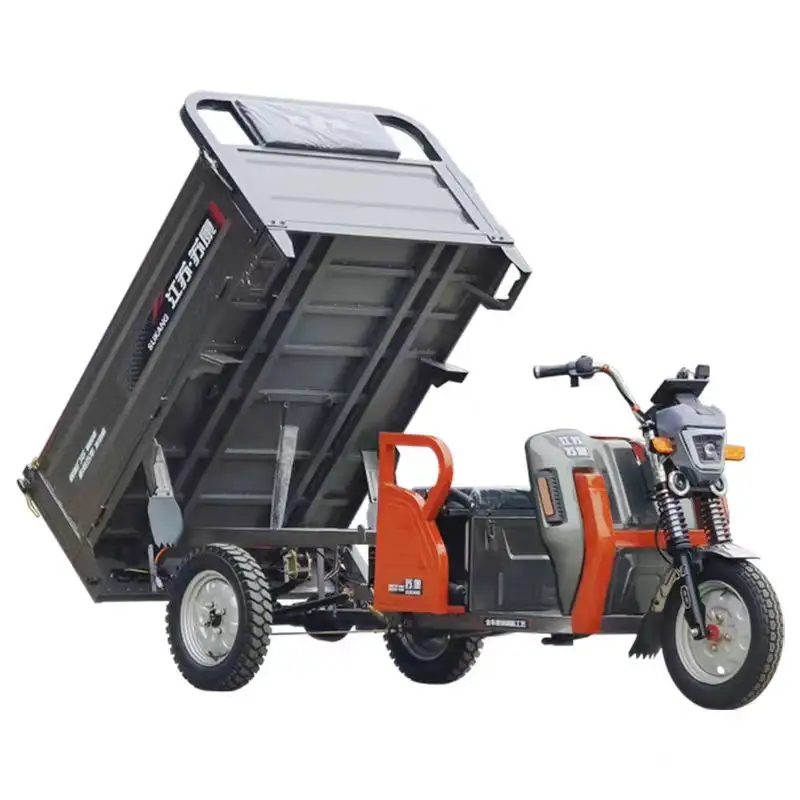 Professional Long Life Version Elderly Transport 800w Adult Luxury 72v Long-life E-tricycle New Electric Tricycle Pick Up Truck