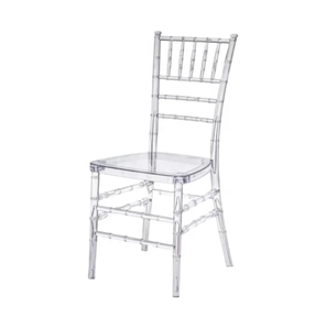 كراسي شيافاري نابليون الشفافة المصنوعة من الراتنج بالجملة كراسي الزفاف والحفلات تيفاني شيافاري أكريليك شفاف للفنادق - Product Image 2