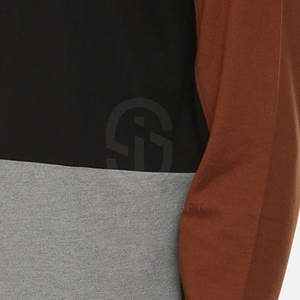 Vente en gros de pulls molletonnés en coton mélangé de haute qualité personnalisés en coton polyester faits pulls pour hommes - Product Image 4