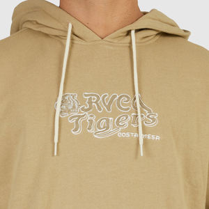 Sudadera con Capucha para Hombre, Diseño de Tigres, Color Caqui, Estampado Gráfico, Capucha con Cordón, Bolsillo Tipo Canguro, Estilo Casual, Surf, Nieve, Ropa Urbana - Product Image 2