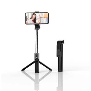 Professional Extendable Selfie Stick Tripod 3.3ft Aluminum With Wireless Remote Universal <b>Phone</b> <b>Holder</b> For Livestreaming - Product Image 1