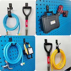 Heavy-Duty Strong Metal Magnet Coat <b>Hooks</b> Magnetic Door <b>Hook</b> Hanging Grill <b>Kitchen</b> for Use With Rubber Coated Clothing - Product Image 5