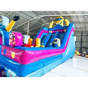Tobogán Inflable con Temática de Minions de 8x5 Pies para Entretenimiento al Aire Libre - Product Image 1