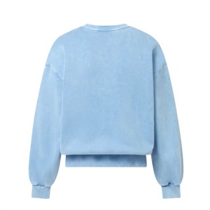 OEM Vente en gros Sweat-shirt uni à col rond en coton polaire de haute qualité avec logo personnalisé surdimensionné pour hommes Sweatshirts de haute qualité - Product Image 2