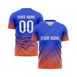 เสื้อฟุตบอลสำหรับผู้ชายเสื้อฟุตบอลทำจากวัสดุเนื้อนุ่มสีตามสั่ง - Product Image 5