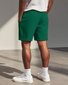 Pantalones Cortos Deportivos de Algodón para Hombre con Bolsillos, Pantalones Cortos Casuales Holgados para Entrenamiento, Ropa Deportiva, Pantalones Cortos Atléticos para Correr, Gimnasio - Product Image 3