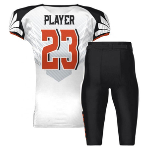 Maillot de football américain sublimé en gros Maillot d'uniforme à l'ancienne international rétro et nouveau design - Product Image 2