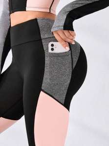 Ensemble de sport 2 pièces Veste à fermeture éclair et legging à manches longues Stretch dans les quatre sens Ensembles de sport de yoga pour femmes - Product Image 4