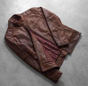Vestes en cuir pour hommes et femmes, modèle 2007-2026, nouveaux manteaux à la mode, vestes écologiques, respirantes, coupe-vent, style vintage - Product Image 4