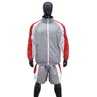 Vente en gros 2025 Nouveau Automne Hommes Sports Course Jogger Formation Costume Ensemble Demi-Zip Coupe-Vent Veste Capuche Logo Personnalisé Imprimé Court