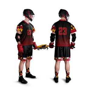 Nouvelle Arrivée 2025 – Uniforme de Lacrosse Professionnel pour Hommes, Tissu 100% Polyester de Haute Qualité, Grandes Tailles Personnalisables - Product Image 1