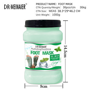 Crema Idratante e Lenitiva per Piedi all'Essenza Naturale di Menta Ghiacciata, Aloe per Nutrimento Delicato, Scrub Esfoliante per Pelle a Buccia di Pollo - Product Image 6
