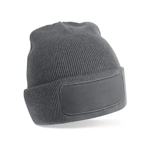 Sustainable Promotional Beanie with Recycled Original Patch Eco-Friendly <b>Hats</b> & Caps - Product Image 5