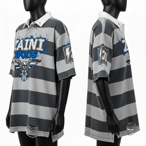 Men Tracksuit Premium <b>Fabric</b> 280 GSM Polyester Cotton Blend <b>Grey</b> Panel Design Sublimation Custom Logo moisture wicking - Product Image 4