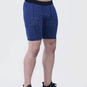 Pantalones cortos de compresión fabricados en Pakistán, pantalones cortos transpirables de alta calidad para gimnasio y fitness - Product Image 2