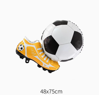 Ballons en aluminium de 18 pouces et grand ballon de football sur pied pour la décoration de fête sportive - Offre Spéciale