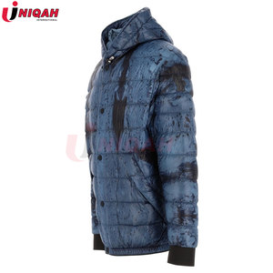 Chaqueta Acolchada Blanca de Alta Calidad para Hombre, Diseño Nuevo Personalizado, Abrigo de Invierno Cómodo y Transpirable, Bordado en Poliéster, Estilo Urbano - Product Image 3