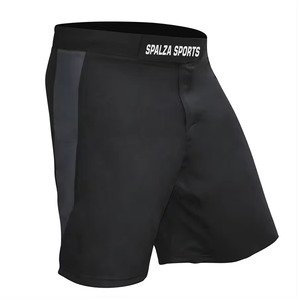 Vente en gros Fabricant uniforme Mma noir combat respirant Fitness impression Mma Shorts Tige OEM Logo personnalisé article MMA Shorts - Product Image 2