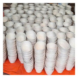 ชามหวายตกแต่งที่มีน้ำหนักเบาชามตะกร้าสานมือธรรมชาติอเนกประสงค์สำหรับผลไม้ขนมขนมปังหรือบรรจุภัณฑ์ของขวัญ - Product Image 4