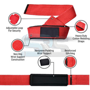 Sangles de poignet en néoprène de meilleure qualité pour l'haltérophilie Sangles de levage à cheville Support de compression Accessoires de gymnastique pour l'entraînement - Product Image 3