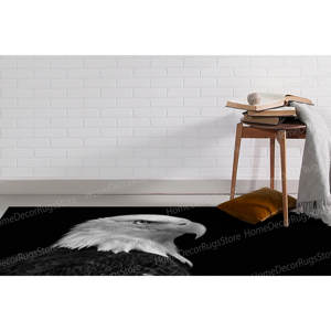 Tapis majestueux à l'effigie d'un aigle chauve, tapis imprimé pour entrée, bureau, chambre à coucher, tapis en velours de luxe - Product Image 5