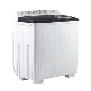 ACROS ALD-1945JE 19kg semi-automatico rondella a doppio tubo in acciaio inossidabile alloggiamento superiore di carico 15kg di capacità tipo di carico meccanico - Product Image 2