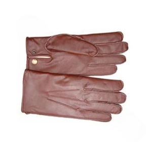 ถุงมือหนังสีดำสำหรับผู้ชาย, ถุงมือหนังทนทานต่อการตัดมือ - Product Image 5