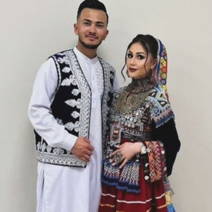 ชุดคู่ afghani เดรสของผู้หญิงชุดคู่สไตล์ kuchi ชนเผ่าอัฟกานิสถานออกแบบใหม่ - Product Image 3