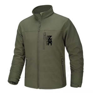 2025 nueva llegada chaquetas Softshell para hombre de alta calidad a prueba de viento impermeable al por mayor mejor calidad Logo chaqueta Softshell Zip. - Product Image 1