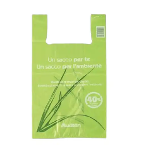 Precio barato Vietnam biodegradable camiseta bolsa de plástico bolsas de embalaje bolsas camiseta logotipo biodegradable embalaje tamaño personalizado - Product Image 2