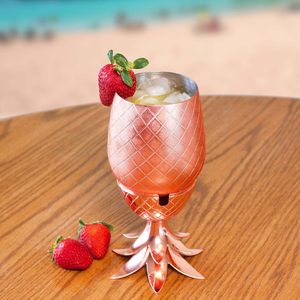 En gros Premium Moscou Mule Cuivre Tasse Personnalisé Or Rose Or Couleurs Cadeau pour Les Amateurs De Bière Cocktail Caractéristiques Couvercle Design Martelé - Product Image 3