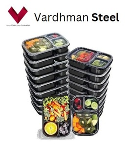 Vente à demande énorme boîte à lunch en plastique à 3 couches, boîte à lunch d'emballage alimentaire, boîte à emporter, boîte à lunch jetable lavable au micro-ondes, - Product Image 5