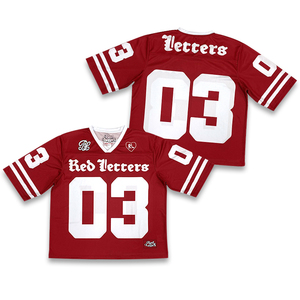 Camiseta Deportiva Retro de Fútbol Americano Personalizada de Alta Calidad, Estilo Holgado, con Malla Transpirable y Mangas Cortas - Product Image 6