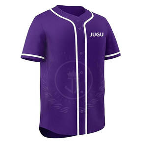 Camiseta de Béisbol Profesional Fabricada en Pakistán, Transpirable, Ligera, 100% Poliéster, para Hombre, Colores y Logotipo Personalizados, Servicio OEM - Product Image 3