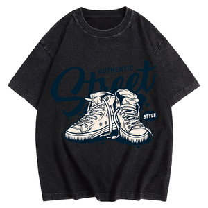 เสื้อยืดผู้ชายทันสมัยเสื้อยืดพิมพ์ลาย DTG DTF ดีไซน์กราฟิกแขนสั้นลำลอง - Product Image 1