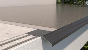 Renoplast ®   Perfil de aluminio para aleros K10, acabados para terrazas y balcones, suelos de resina, sistemas de drenaje - Product Image 2