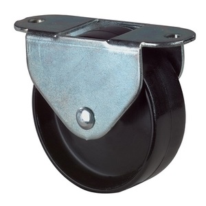 Caster Wheel 30mm Diameter 40kg Load Capacity Plastic with Mounting Plate BS Castors - Product Image 1