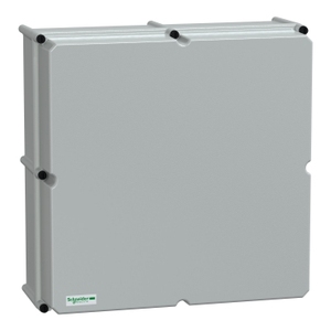 Per SCHNEIDER ELECTRIC NSYPLSC5454AG Scatola PLS con Coperchio Posteriore in PC Opaco Poliestere IP66 54x54x23cm Contenitore per Elettronica e Strumentazione - Product Image 1