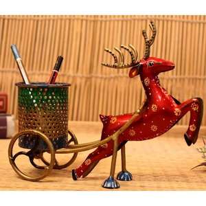 Nuevo Organizador de Escritorio con Diseño de Reno para Suministros de Escritura, Espacio de Estudio y Uso en Mesa de Oficina - Product Image 5