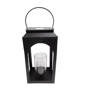 Bougeoirs et bocaux en verre en métal vintage modernes de luxe pour la maison et la décoration de Noël Design de lanterne élégant Tendance - Product Image 2