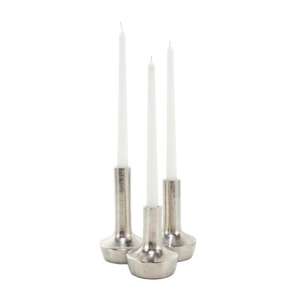 Luxurious aluminum <b>candle</b> holder with contemporary design ideal for home accent pieces living room shelf and <b>aesthetic</b> decor - Product Image 5