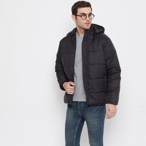 Factory Wear Trending Style Puffer Jacket Hombres Bomber transpirable de secado rápido Estampado personalizado Zip up Puffer Jacket para hombres - Product Image 6