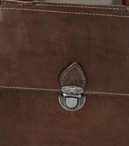 Classique marron en cuir véritable femmes sac à bandoulière Vintage Rock bohème Styles fait à la main moderne bureau accessoire de mode - Product Image 2