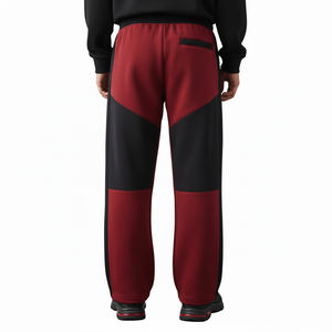 Pantalones de Hombre Estilo Hip Hop, Color Block, Personalizados con Logotipo, Pantalones Deportivos de Pierna Ancha, Venta Caliente - Product Image 5