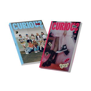 K-Pop UNIS PhotoCards CURIOUS 1er Photobook individual 84p Póster doblado Famoso ídolo coreano Publicación electrónica - Product Image 1