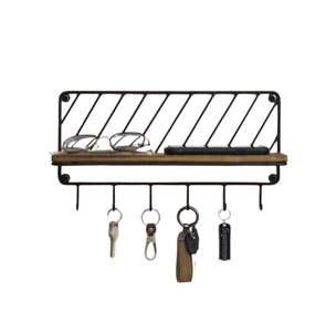 Manufactory Direct Key Holder Home Decorative Multi Usage Metal Wall Hook Wall Mounted Hooks Key Rack - Product Image 3