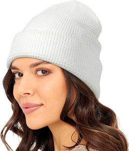 Unisex Custom Brand Unique Cable Knitted Lightweight Stylish <b>Slouch</b> Long <b>Beanie</b> Different Style Extreme Comfort - Product Image 1