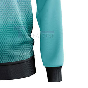 Veste coupe-vent de sport d'hiver pour homme, coupe moderne, col montant, entraînement, tissu respirant à séchage rapide, poches avant zippées - Product Image 5
