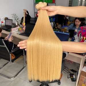 ผมแท้แบบเย็บติด  แบบตรงธรรมชาติ  แบบเย็บสองชั้น  สีตามสั่งทุกสี - Product Image 6