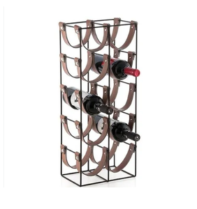 Estante de vino de metal de hierro de pie independiente Soporte de botella de vino de varios niveles de nuevo diseño para fiestas - Product Image 2